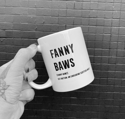 'FANNY BAWS' Scottish Definition Mug