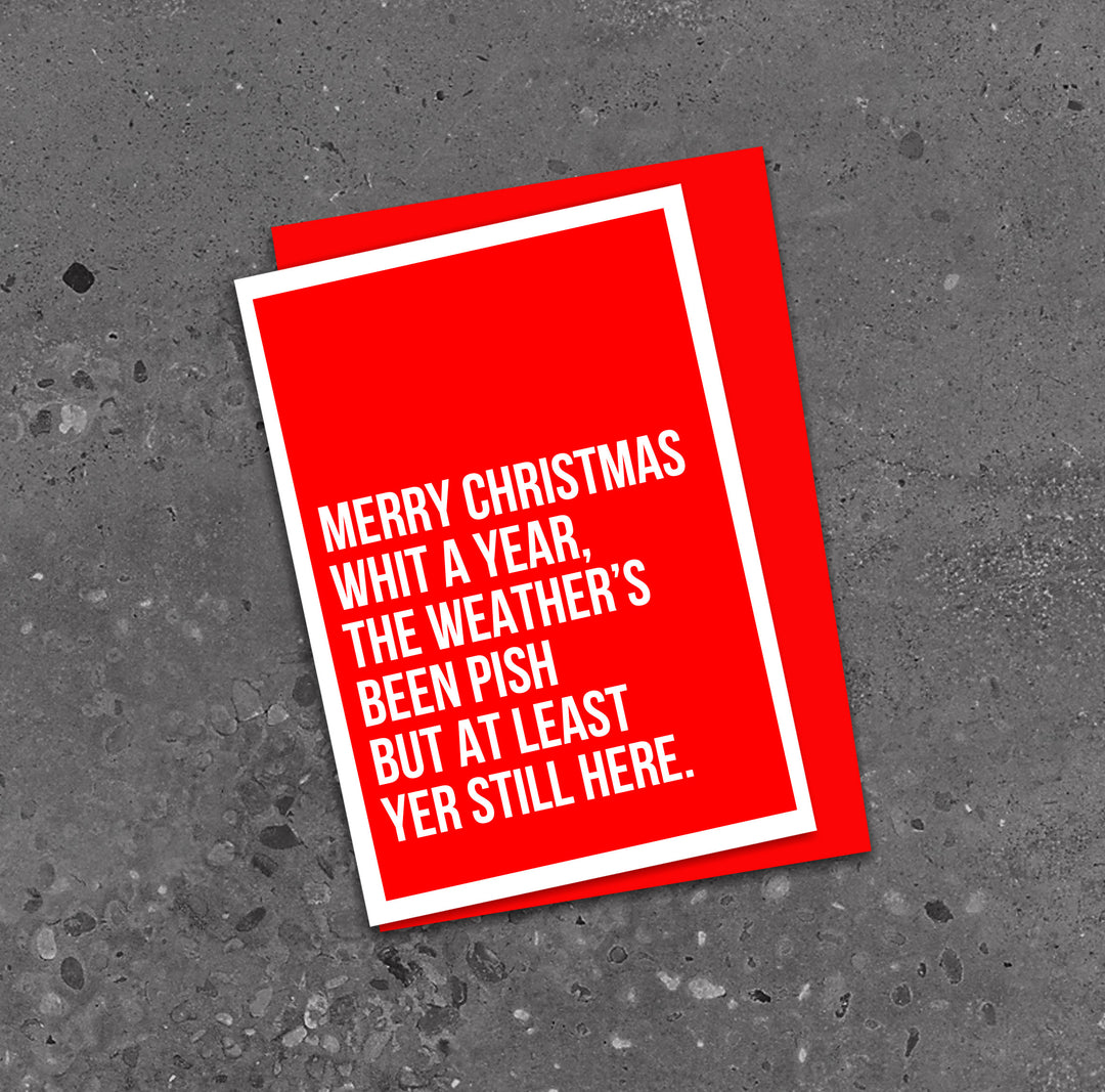 Funny Scottish Christmas Card