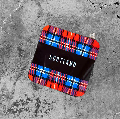 SCOTLAND Tartan Coaster