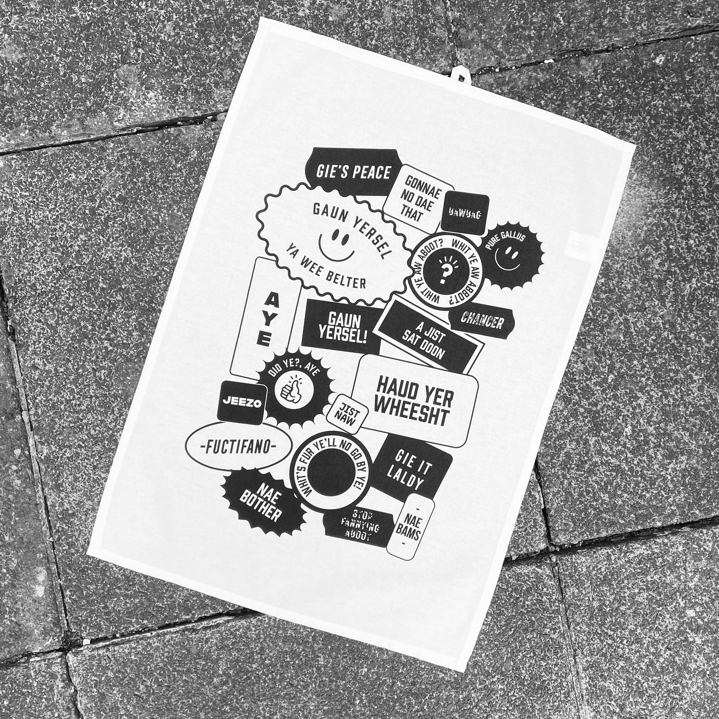 Scottish tea towel, Scottish t-towel, Scottish Gifts, Scottish Gifts Glasgow, Unusual Scottish Gifts, Unique Scottish Gifts, Scottish Christmas gifts, secret Santa gifts, Christmas Gifts ideas, Made in Scotland, Scottish Coasters, Funny Scottish Gifts, Scottish house warming gifts, Scottish Patter gift, Scottish Slang gift