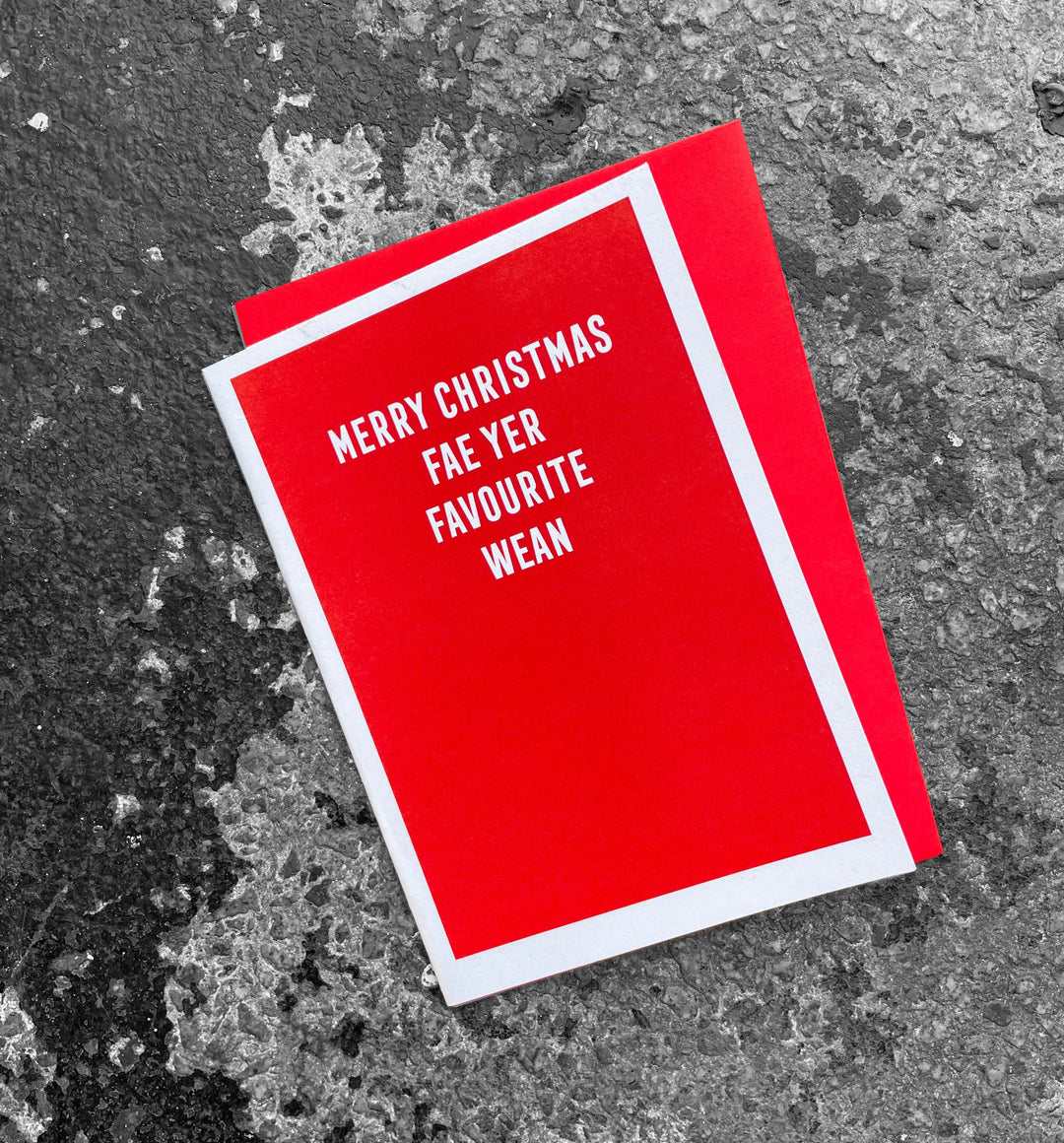 SCOTTISH CHRISTMAS CARD